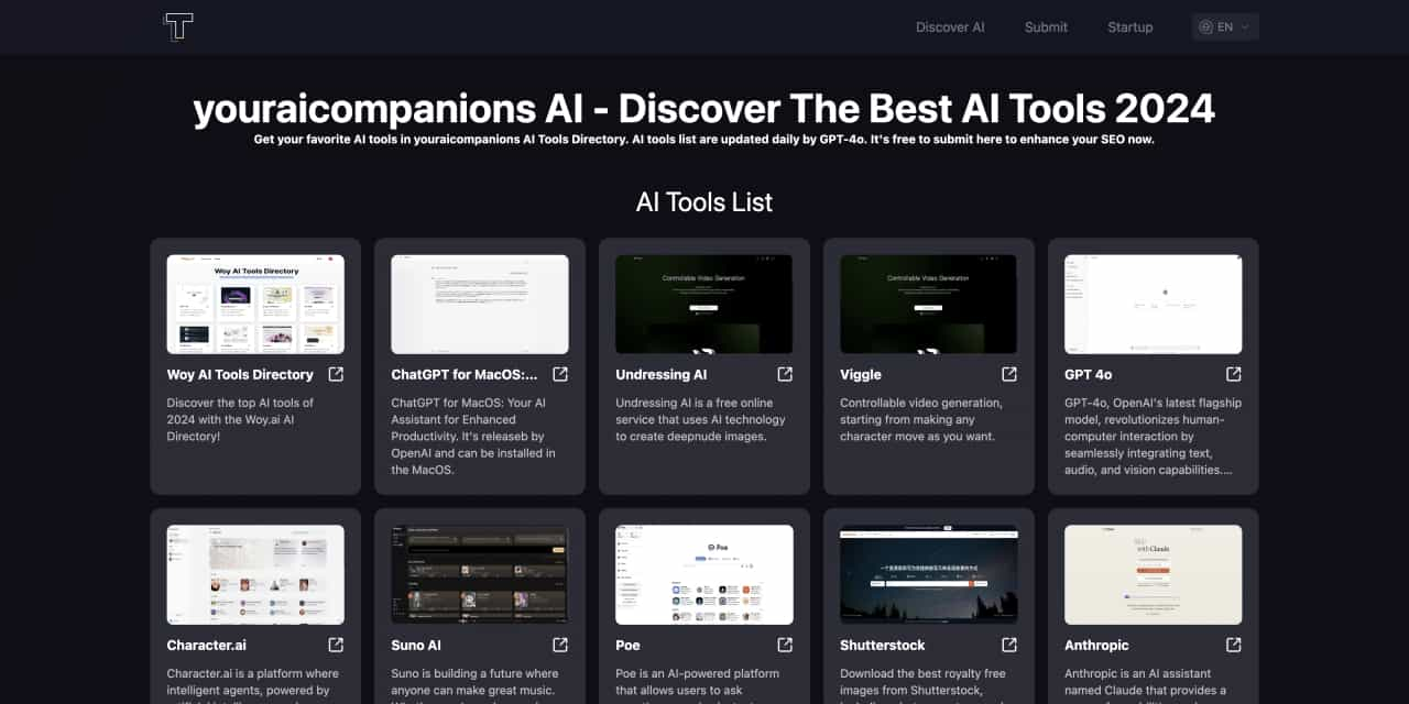 AIWITH.ME-Discover thousands of  AI Tools - AIWITH.ME