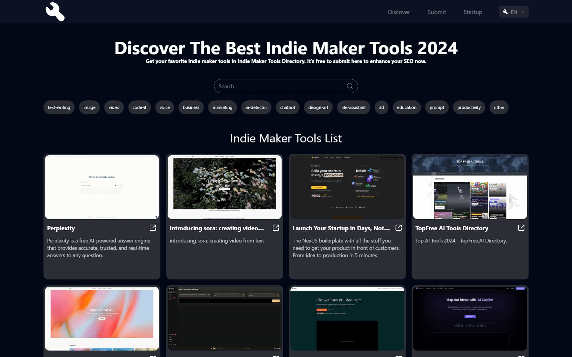 Indiemaker Tools-Get your best Indie Maker Tools | Indie Maker Tools Directory-AllinAI.Tools