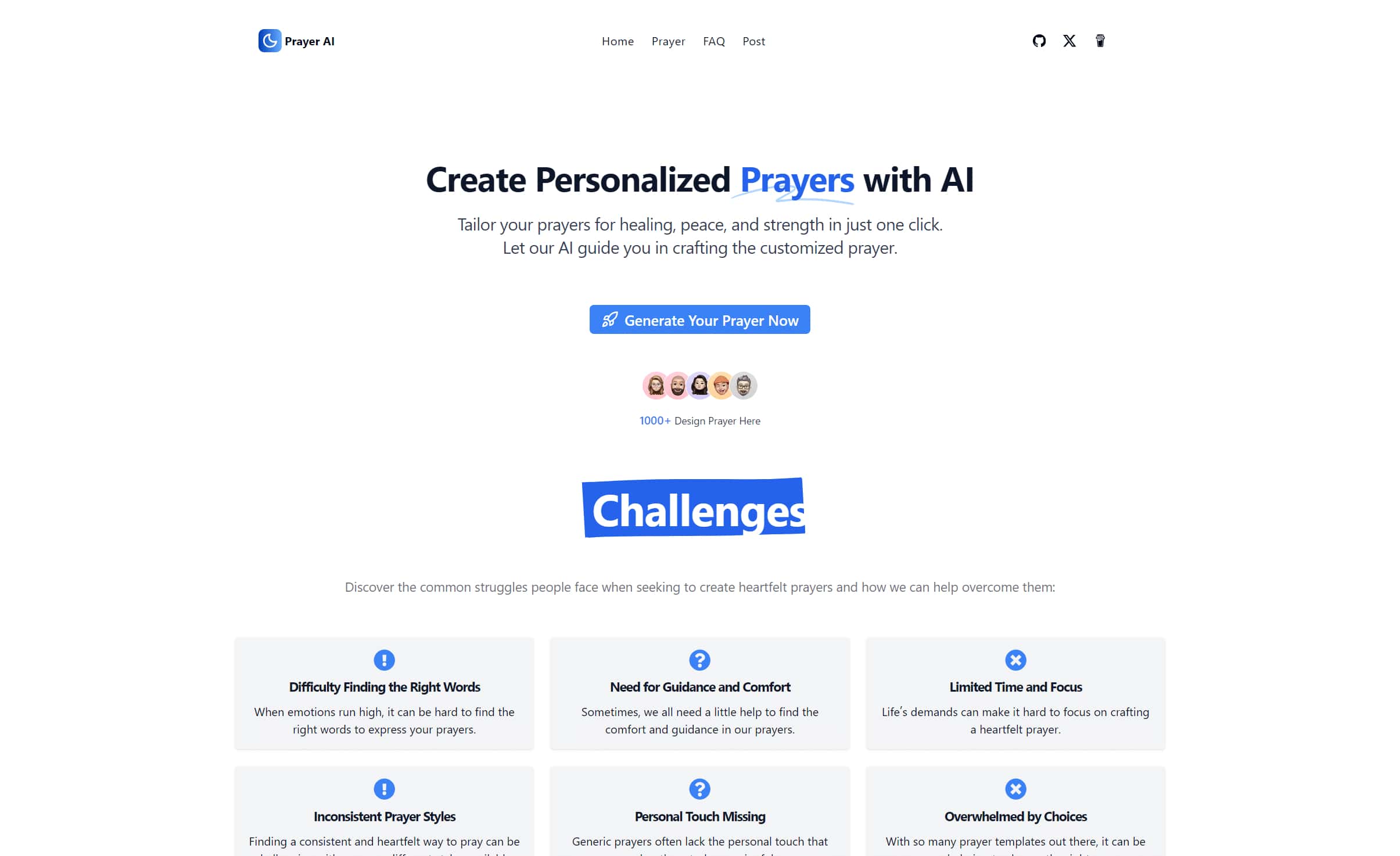 Prayer AI-Personalized Prayers for Every Need | Create Custom Prayers