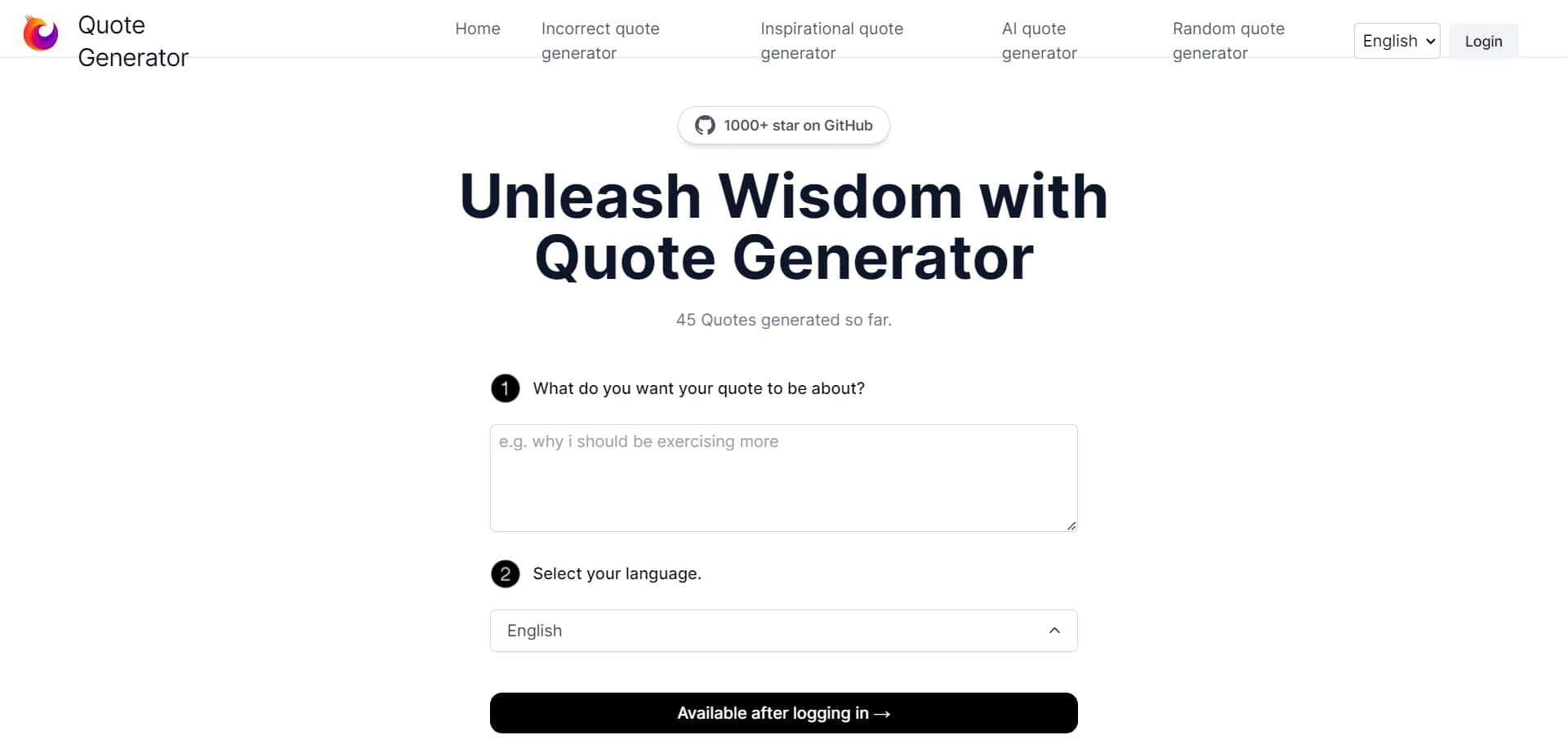 Quote Generator