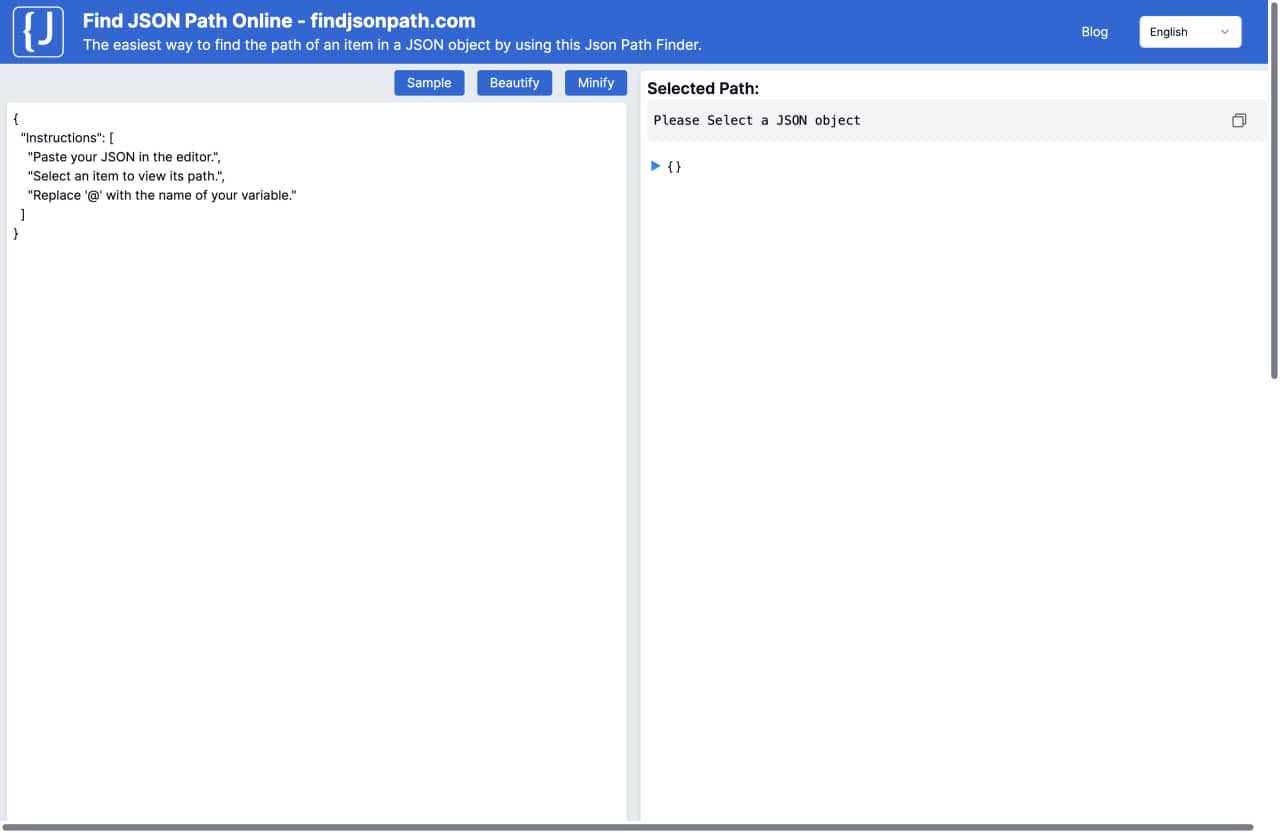  Find JSON Path Online