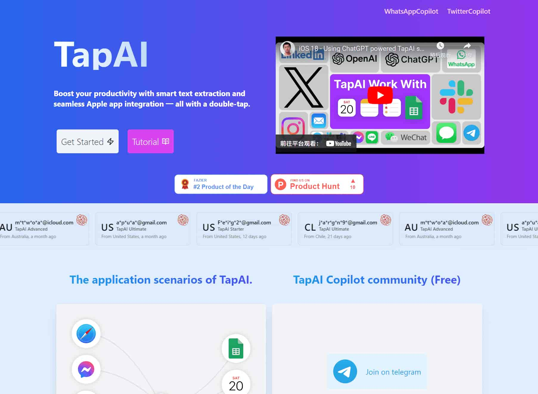 TapAI-Boost your iOS productivity with a simple double-tap and the power of ChatGPT-AllinAI.Tools