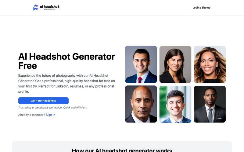 AI Headshot Generator Free -Create Professional Photos-AllinAI.Tools