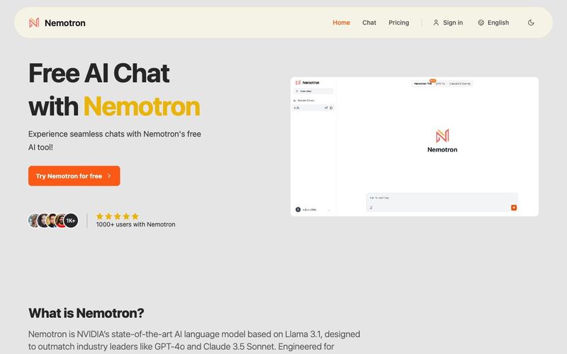 Nemotron-Nemotron - Enhanced AI Chat for Online, Free Chat-AllinAI.Tools