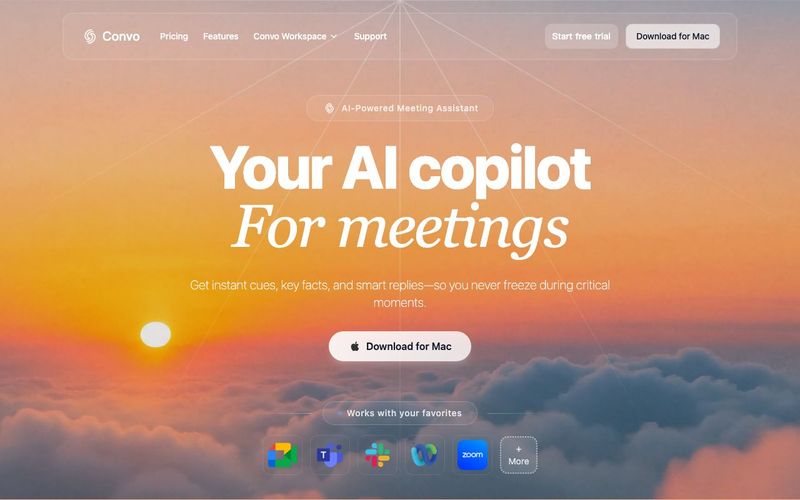 Convo-Real-Time AI Meeting Assistant | allinAI.Tools