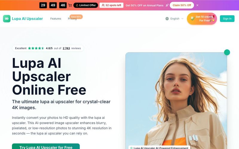 Lupa AI Upscaler-Online Free | allinAI.Tools