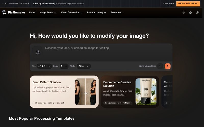 PicRemake-Free Image Transformation Tools | allinAI.Tools
