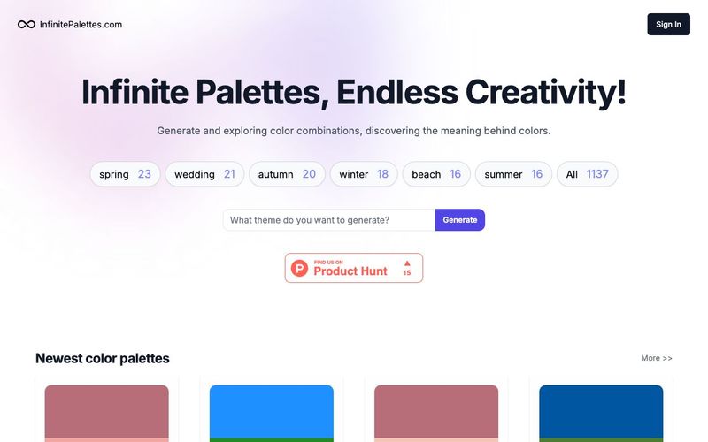 InfinitePalettes-Endless Color Palettes & Meanings - InfinitePalettes.com