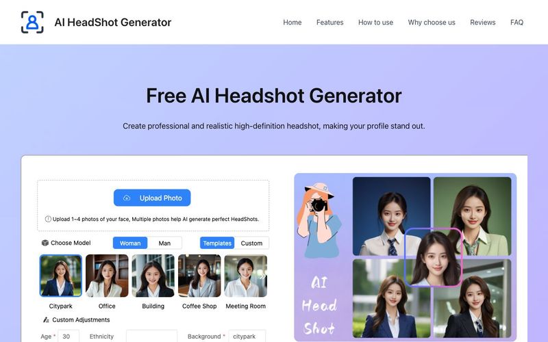 Professional AI Headshot Generator-Professional AI Headshot Generator（No Signup & 100% Free）-AllinAI.Tools