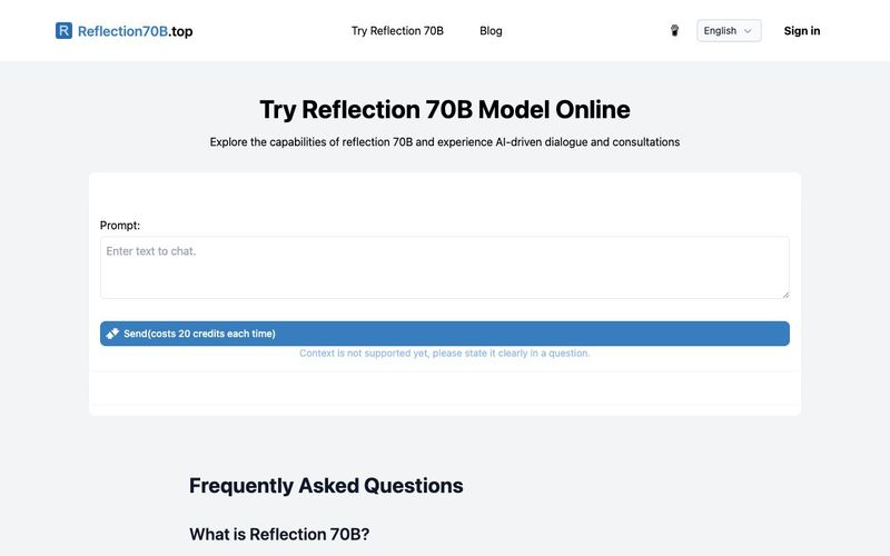 Reflection70BModel-Try Reflection 70B Model Online-AllinAI.Tools