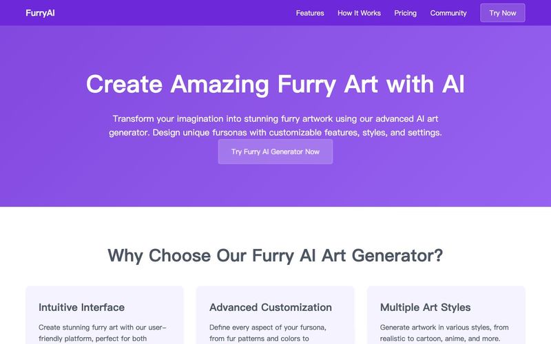 FurryAI-Create Amazing Furry Art with AI Generator | furryai.org-AllinAI.Tools