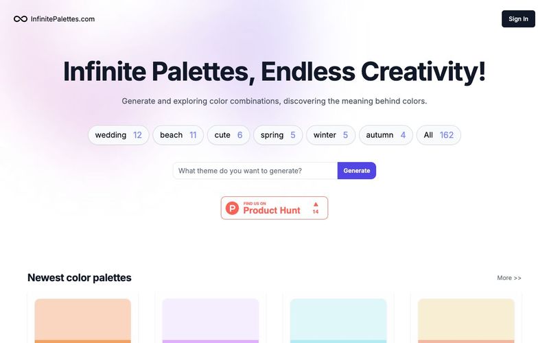 InfinitePalettes-Endless Color Palettes & Meanings - InfinitePalettes.com-AllinAI.Tools