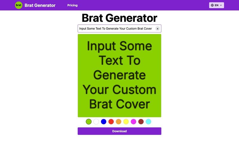 Brat Generator Charli XCX-Brat Generator - Charli XCX (Free)-AllinAI.Tools