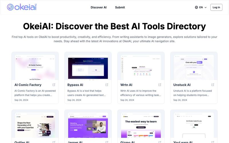 OkeiAI-Best AI Tools Directory for Productivity Boost-AllinAI.Tools