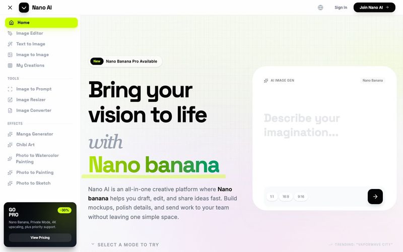 Nano AI-Try Nano Banana for free | allinAI.Tools