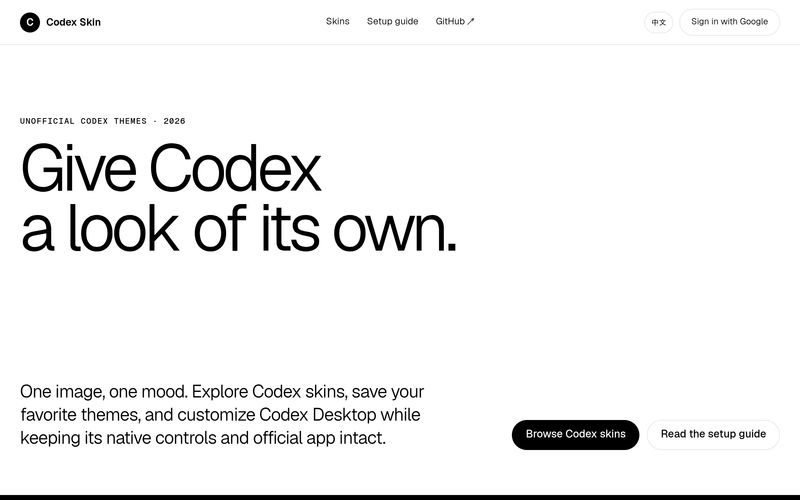 get codex skin-Codex Skins for Codex Desktop – Themes & Setup Guide | allinAI.Tools