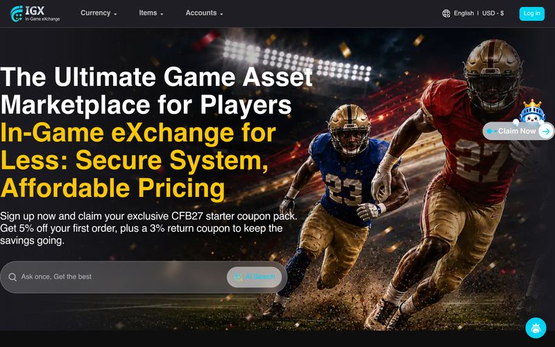 AI powered game market-Buy Game Currency,Items,Accounts,Boosting&Top-Ups | IGX.gg | allinAI.Tools