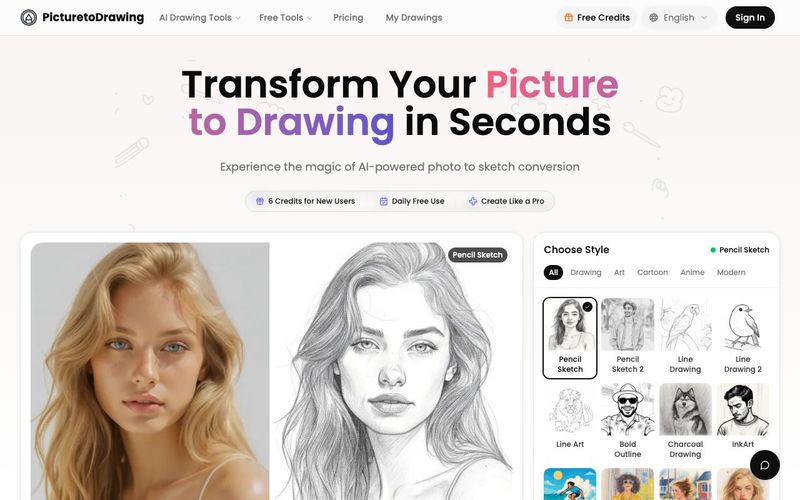Picture to Drawing AI-Convert Photos to Sketches Instantly | allinAI.Tools