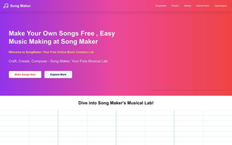 Free Song Maker Create Music Online with SongMaker-Free Song Maker | Create Music Online with SongMaker-AllinAI.Tools