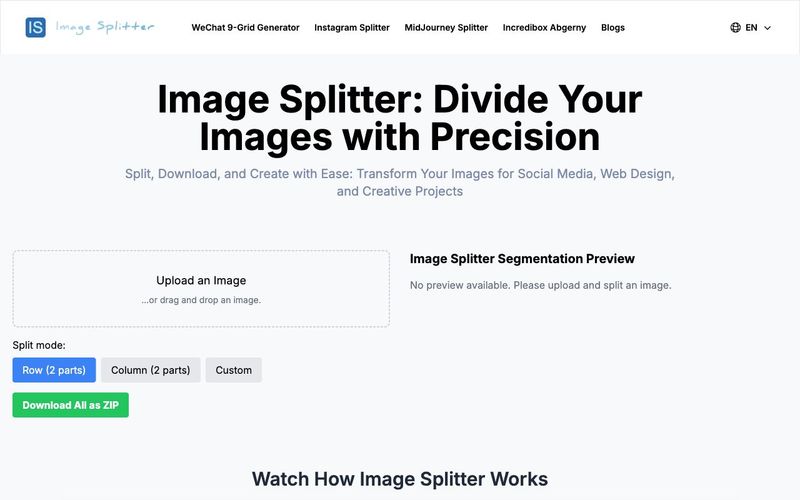 Effortless Image Splitting Tool for Creative Projects-Effortless Image Splitting Tool for Creative Projects-AllinAI.Tools