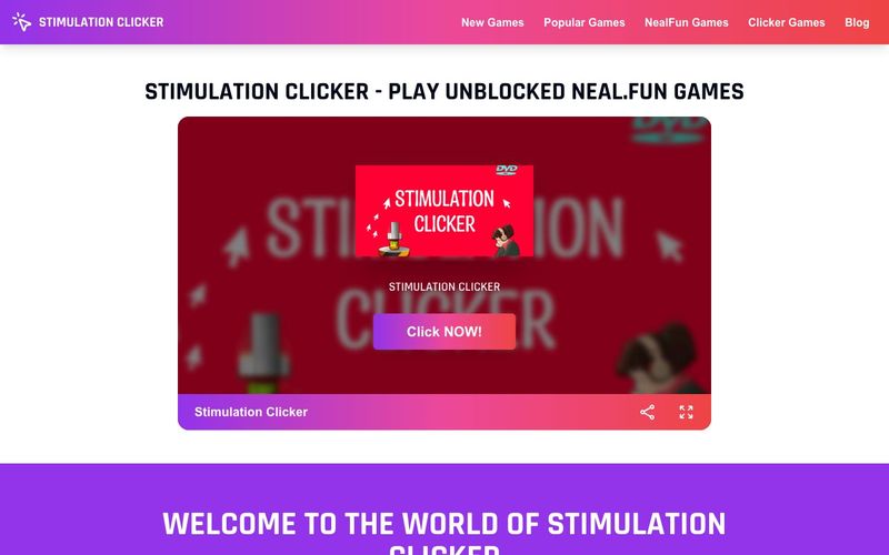 Stimulation Clicker-Join millions playing this addictive clicking game by Neal.fun. Every click brings joy and surprises | allinAI.Tools