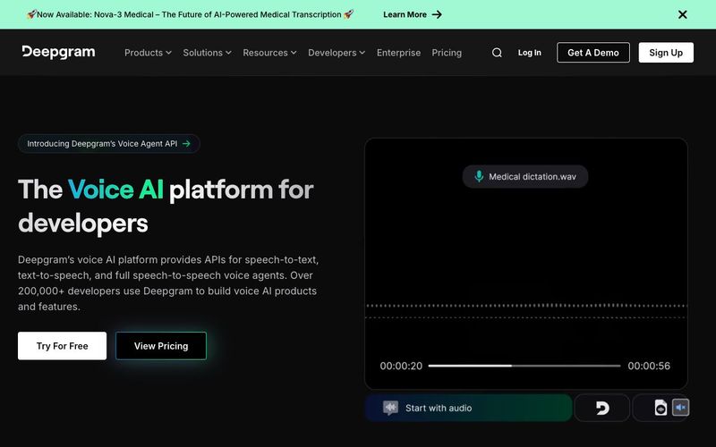 Deepgram Voice AI-Text to Speech + Speech to Text APIs | Deepgram | allinAI.Tools