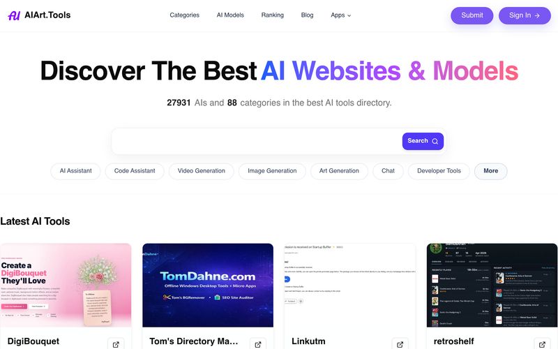 AIArt.Tools-Discover the Best AI Websites & Models | allinAI.Tools