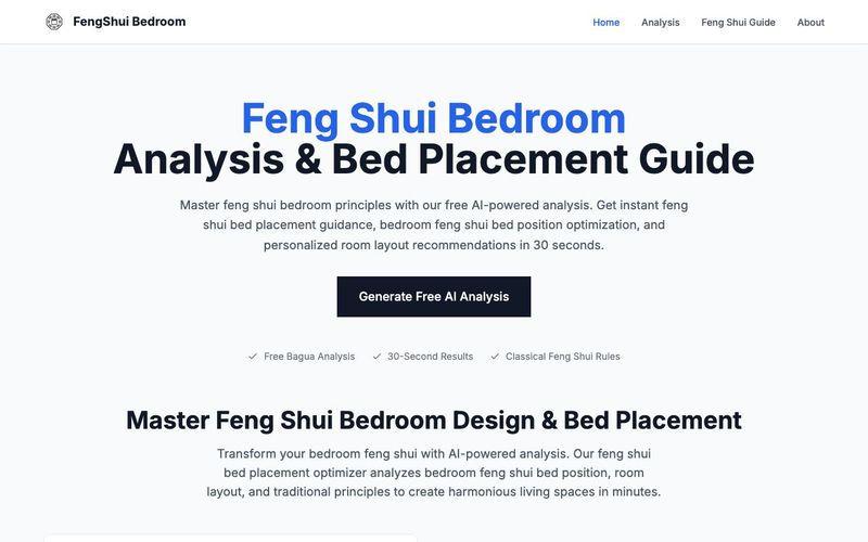 Free Feng Shui Bedroom Analysis