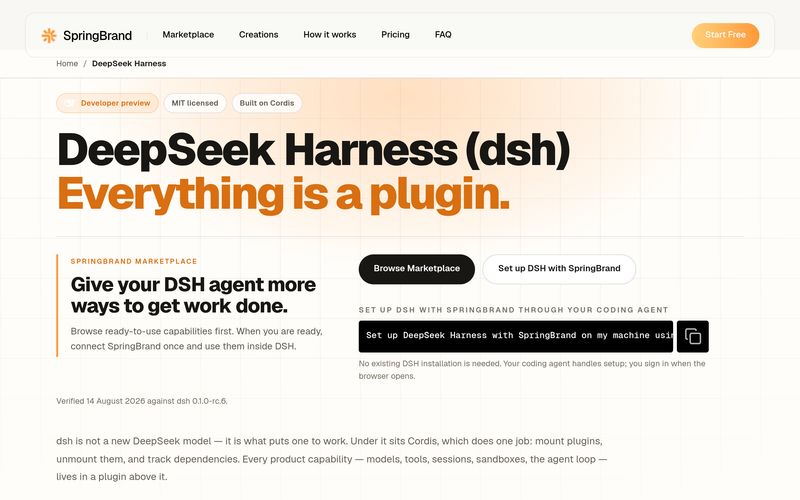 DeepSeek Harness Guide-DeepSeek Harness Guide: Runtime Modes & Cordis Plugins | SpringBrand | allinAI.Tools