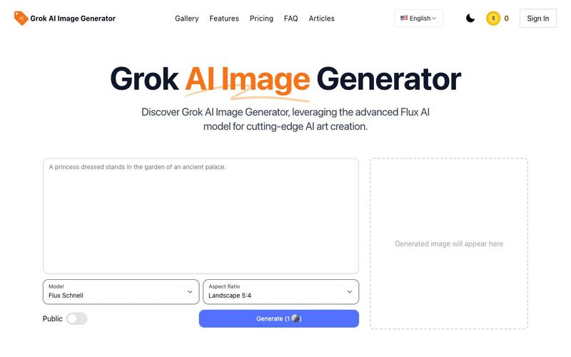 Grok AI Image Generator-A Cutting-Edge AI Art Creation Tool-AllinAI.Tools