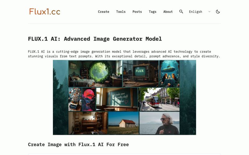 Flux1.cc - Free Flux.1 AI Image Generator- | allinAI.Tools