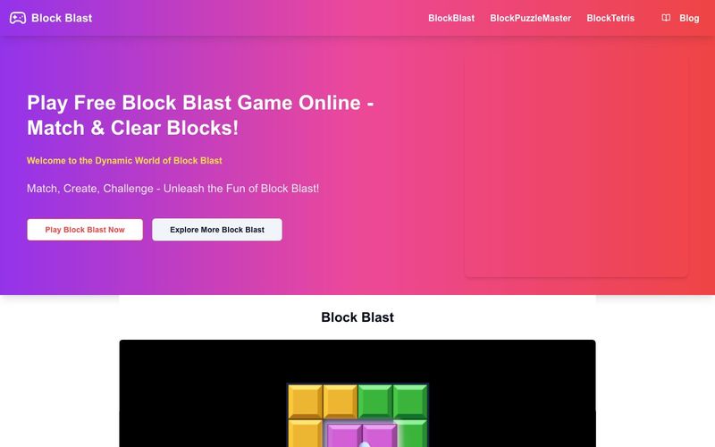 Block Blast Game-Free Online Puzzle Game | Match & Clear Blocks | allinAI.Tools