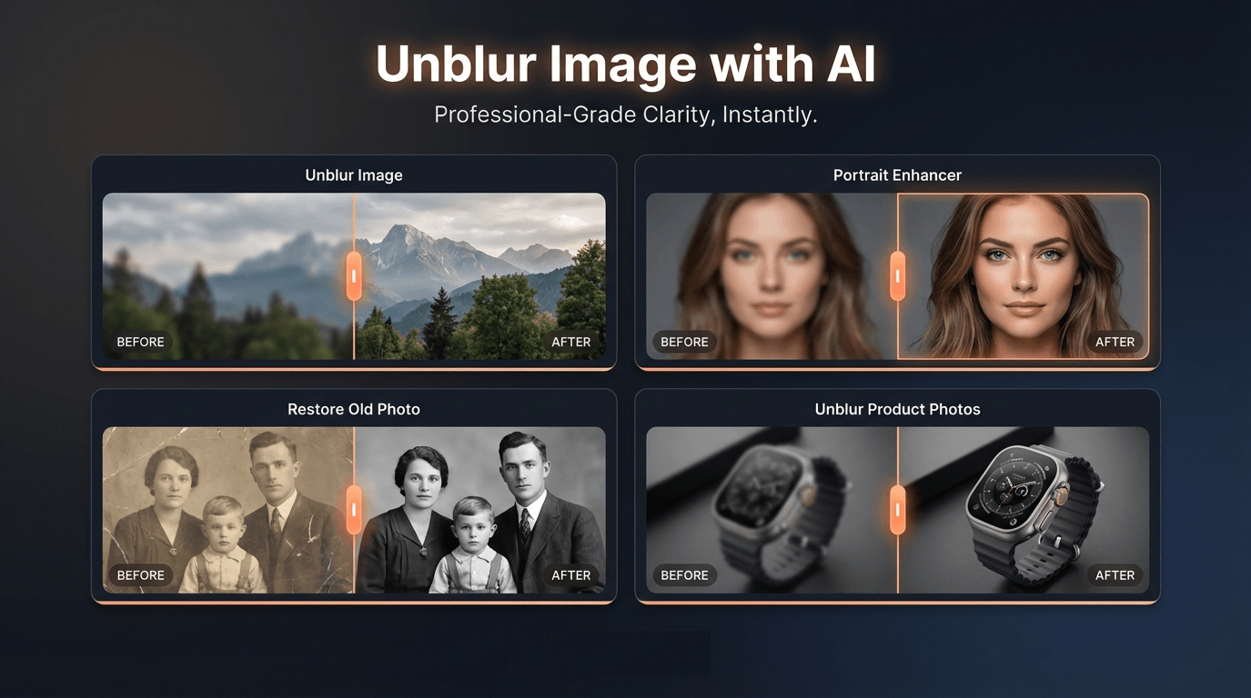 Unblur Image-Remove Blur From Images Online | allinAI.Tools