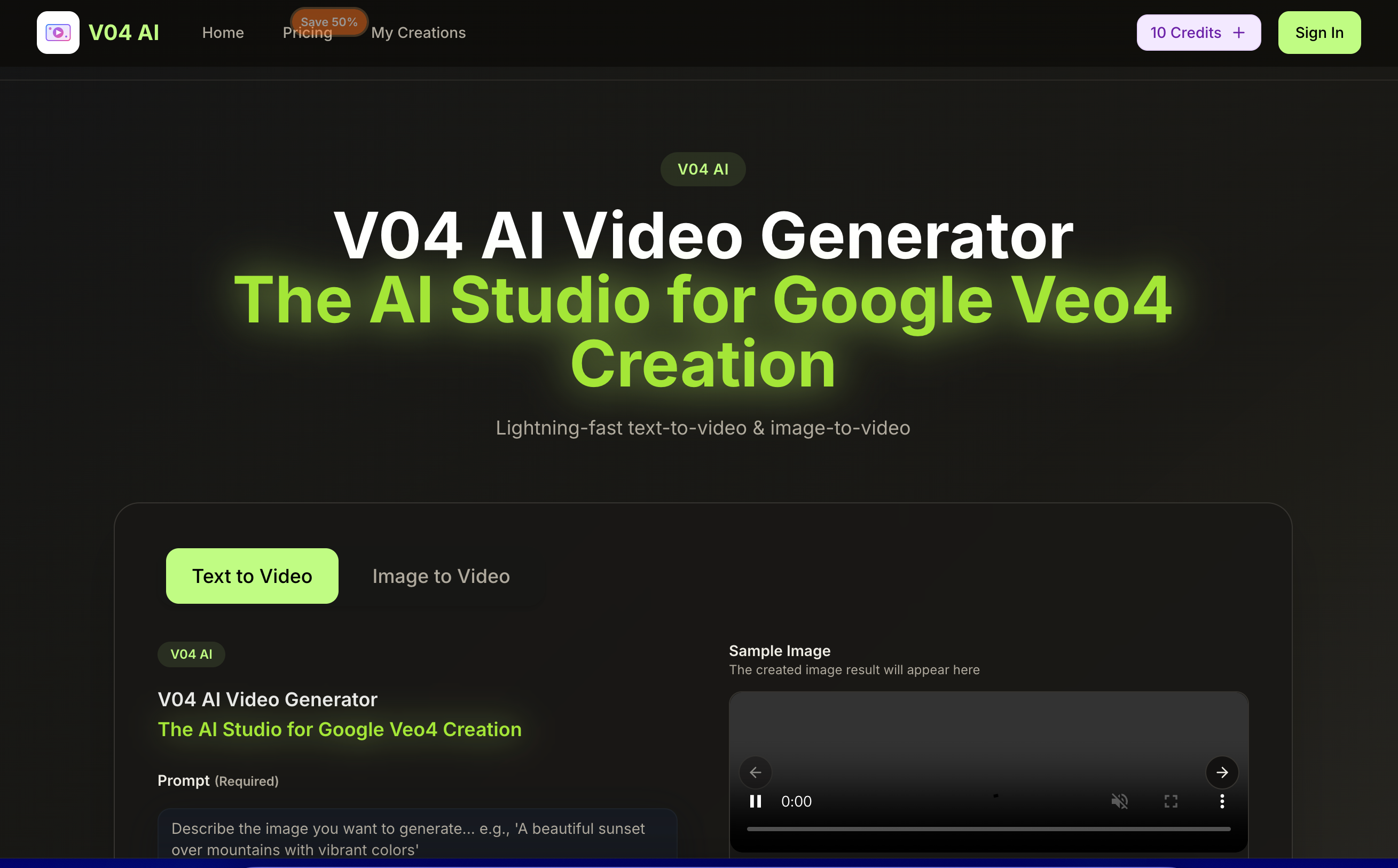 V04 AI Video Generator