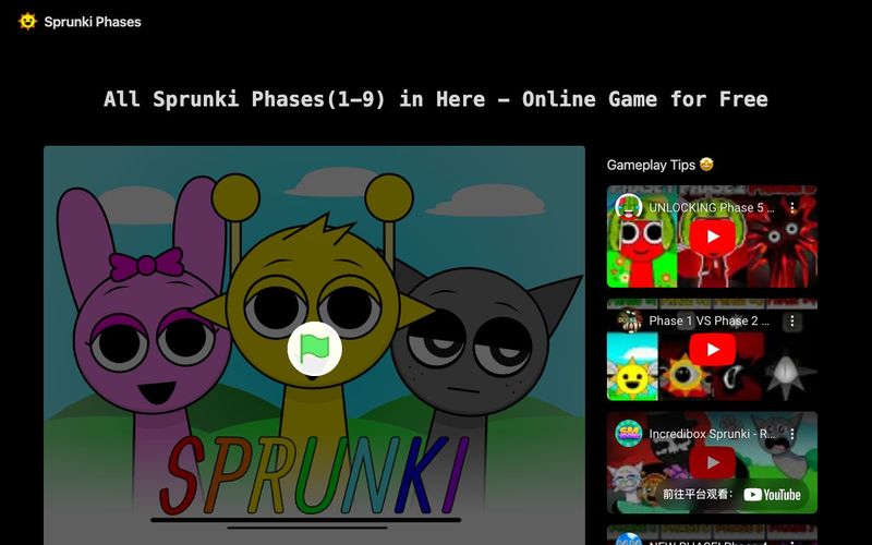 All Sprunki Phases in Here