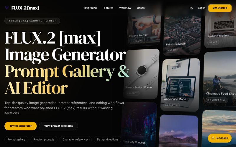 FLUX.2 [max] Image Generator