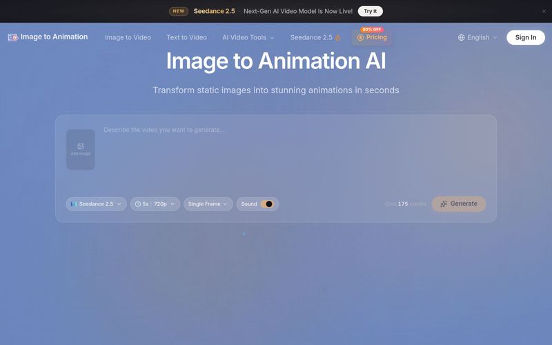 Image to Animation-Image to Animation: Turn Photos Into Stunning AI Videos in Seconds | allinAI.Tools