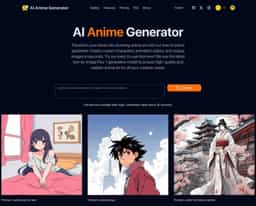 AI Anime Generator-Create Free Anime Art, free AI anime image generator
