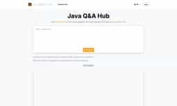Java Q&A Hub-Free ChatGPT Client