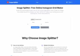 Image Splitter Online-Free Online Instagram Grid Maker