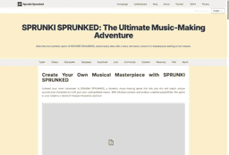 Sprunki Sprunked-Craft Original Tracks in a Spooky, Interactive Music World