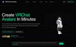 VRChat Avatar Maker-Create Texture & Rig 3D Avatars Online
