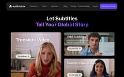 Add Subtitle ai-Translate, Subtitle and Dub Video with AI