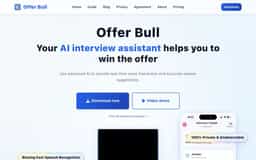 Offer Bull-AI Interview Assistant for Mock Interviews