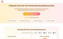 AI Beauty Test-Get Your Precise Beauty Rating Instantly