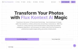 Flux Kontext AI Image Generator-Transform Photos with AI Magic | Free Trial