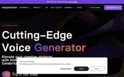 Respeecher Marketplace-Transform Content with Our Advanced AI Voice Generator | Respeecher Voice Marketplace