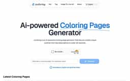 ZColoring-AI Coloring Page Generator,Fast, Easy, & No Drawing Needed | ZColoring