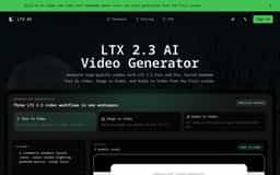 Ltx AI - Ltx 2.3-LTX AI Workspace - LTX 2.3 Video Generator