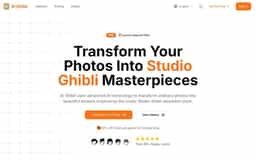 AI Ghibli Image Art-Transform Your Photos Into Studio Ghibli Masterpieces